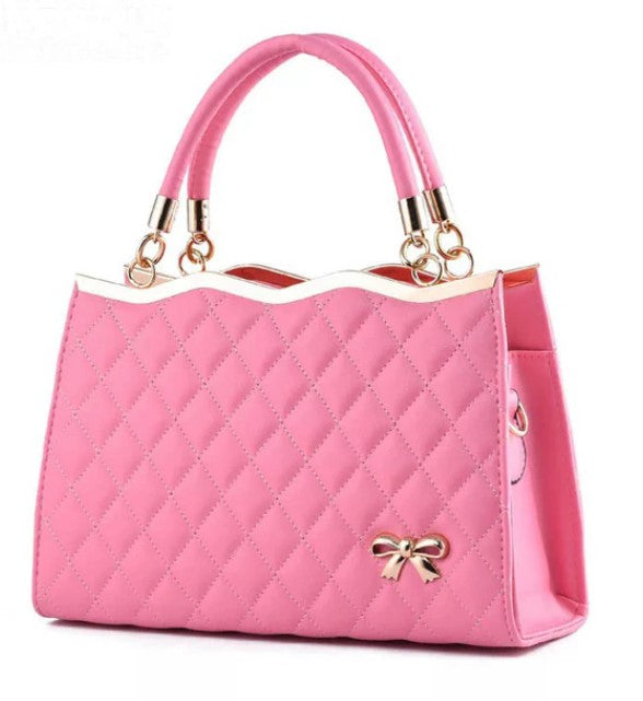 Wave Top Handbag Pink