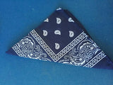 Cotton blend, paisley print do-rag  for your rockabilly hair