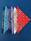 Cotton blend, paisley print do-rag for your rockabilly hair