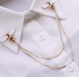 Busy Bee Collar Pins