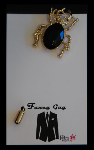 Bertie Beetle Lapel Pin - Fancy Guy by Retro Lil