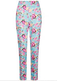 Collectif Bonnie Peony Floral Trousers