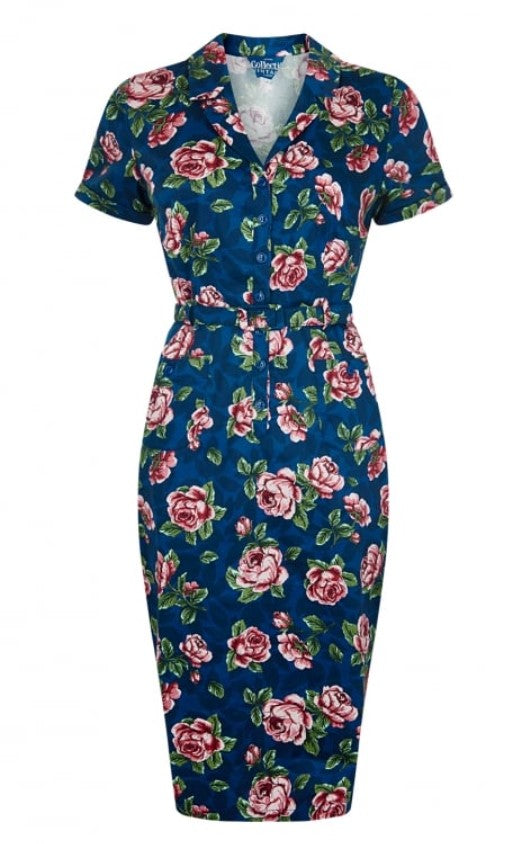 Caterina Bloom Floral Pencil Dress