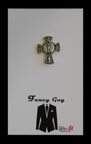 Cross Lapel Pin - Fancy Guy by Retro Lil