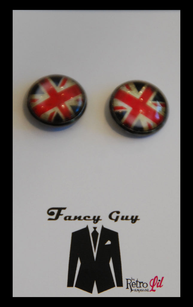 Union Jack Cufflinks - Fancy Guy by Retro Lil