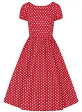 Collectif Demira Polka Dot Swing Dress