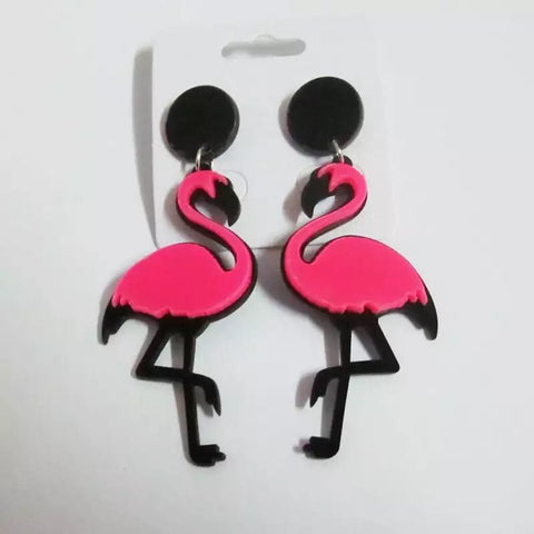 Flamingo Drop Earrings