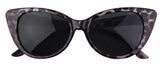 Grey Leopard Cat's Eye Sunglasses