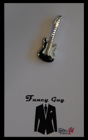 Electric Guitar Lapel Pin - Fancy Guy by Retro Lil