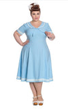 Hell Bunny Ambleside Dress Plus Size Rockabilly Retro Pinup