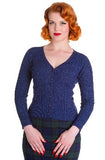 Hell Bunny Piaf Cardigan - Various Colours Rockabilly Retro Pinup