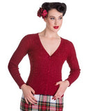 Hell Bunny Piaf Cardigan - Various Colours Rockabilly Retro Pinup