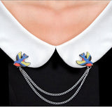 Swallow Cardigan Clips by Jubly Umph