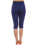 Lindy Bop Kendra Blue 50s Inspired Cropped Capris