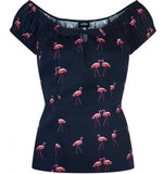 Lorena Winter Flamingo Top