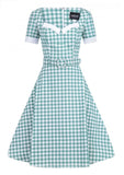 Mainline Roberta Gingham Swing Dress
