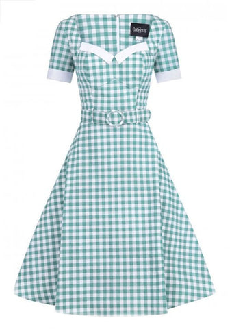 Mainline Roberta Gingham Swing Dress