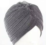 Silver sparkle turban