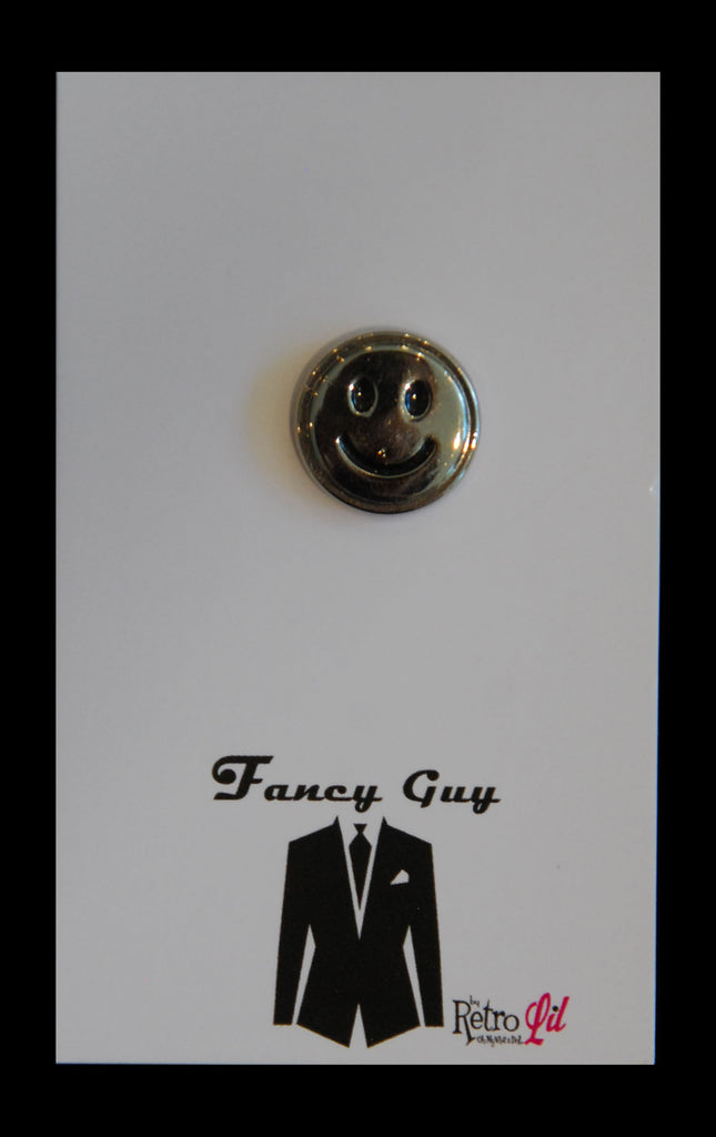 Smile Lapel Pin - Fancy Guy by Retro Lil