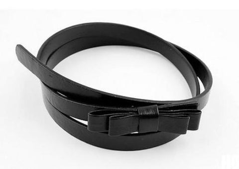 Little Bow Belt - Black